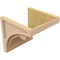Ekena Millwork 11"W x 11"D x 11"H Wide Viola Rough Cedar Woodgrain TimberThane Corbel, Primed Tan CORUR11X11X11VIORCPR - alternate 3
